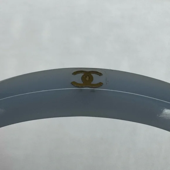 RARE Chanel Blue & Black Bangle Set - Picture 12 of 15